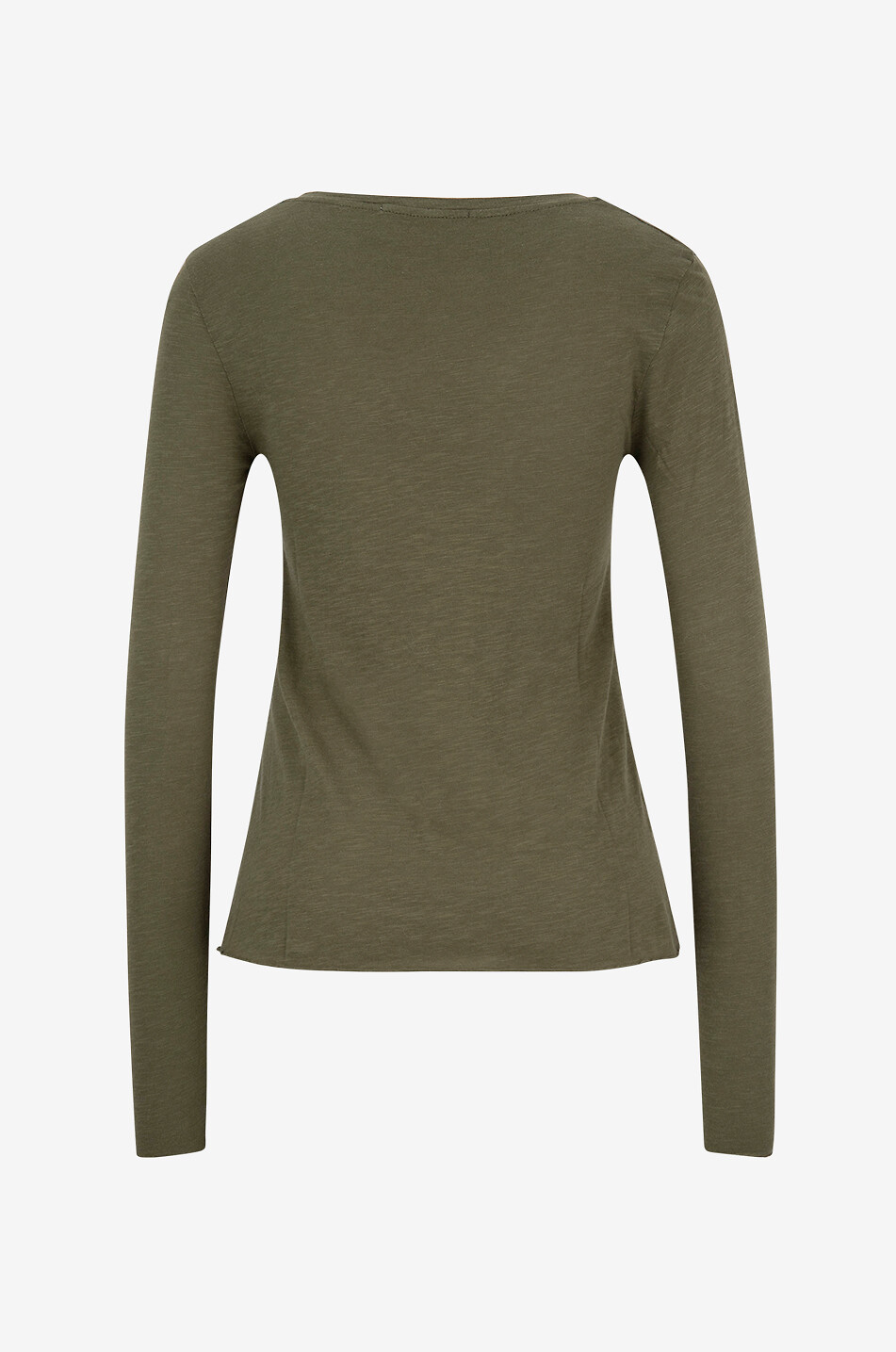 AMERICAN VINTAGE Tailliertes Langarm-T-Shirt Jacksonville Damen KHAKI 2