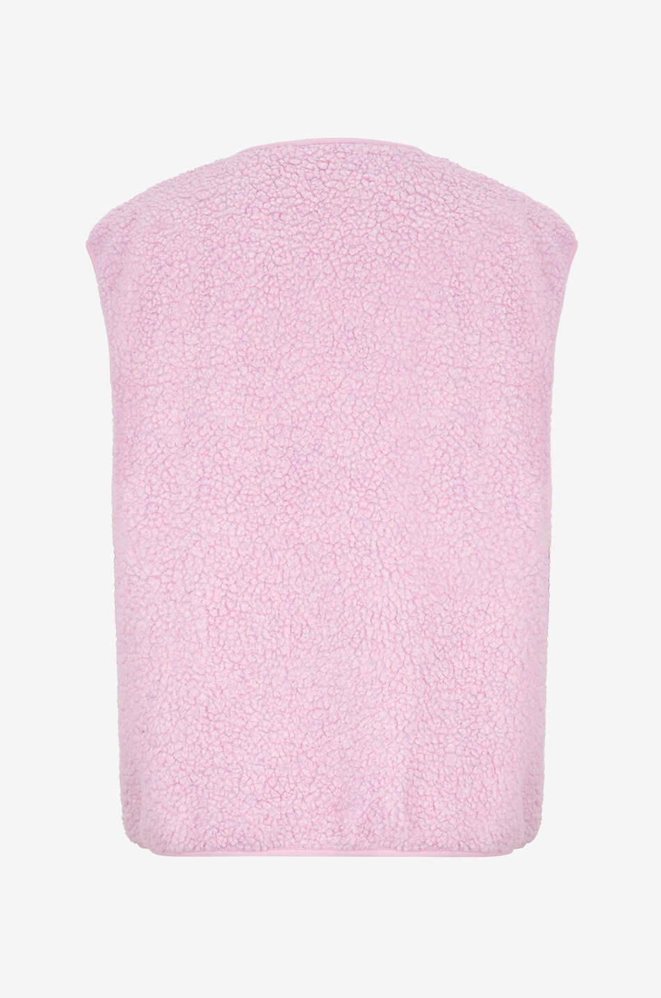 AMERICAN VINTAGE Gilet en polaire teddy Hoktown Femme ROSE CLAIR 2