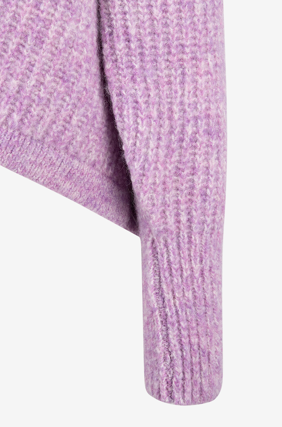 AMERICAN VINTAGE Cardigan ouvert en alpaga East Femme VIOLET CLAIR 3