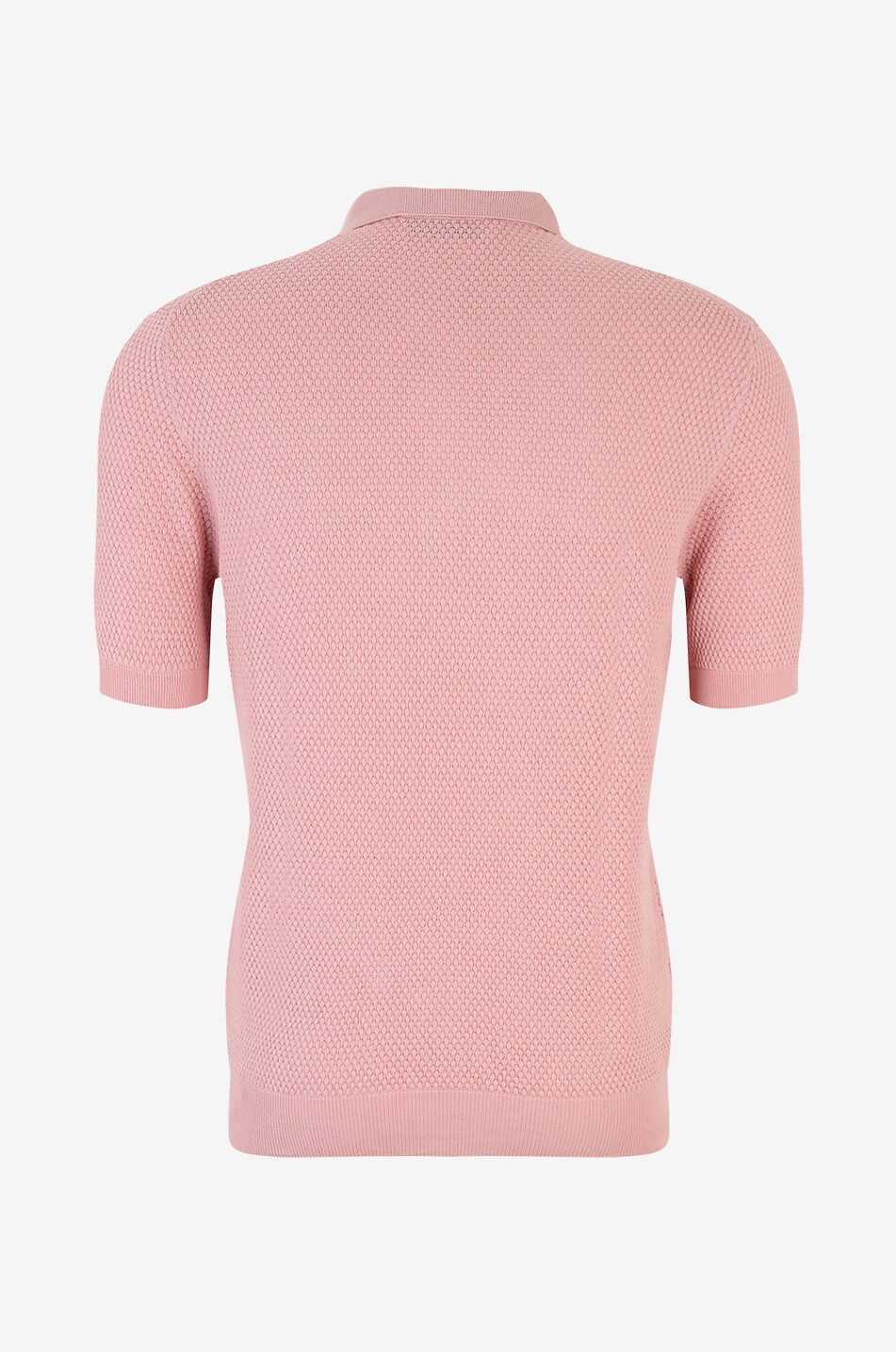 GRAN SASSO Polo à manches courtes en coton Homme ROSE CLAIR 2