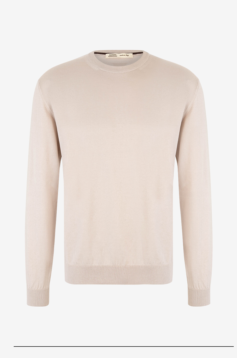 Feiner Pullover mit Rundhalsausschnitt