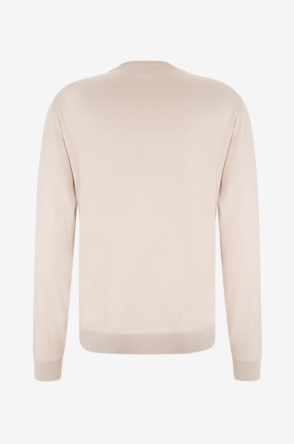 MAURIZIO BALDASSARI Feiner Pullover mit Rundhalsausschnitt Herren Hellbeige 2