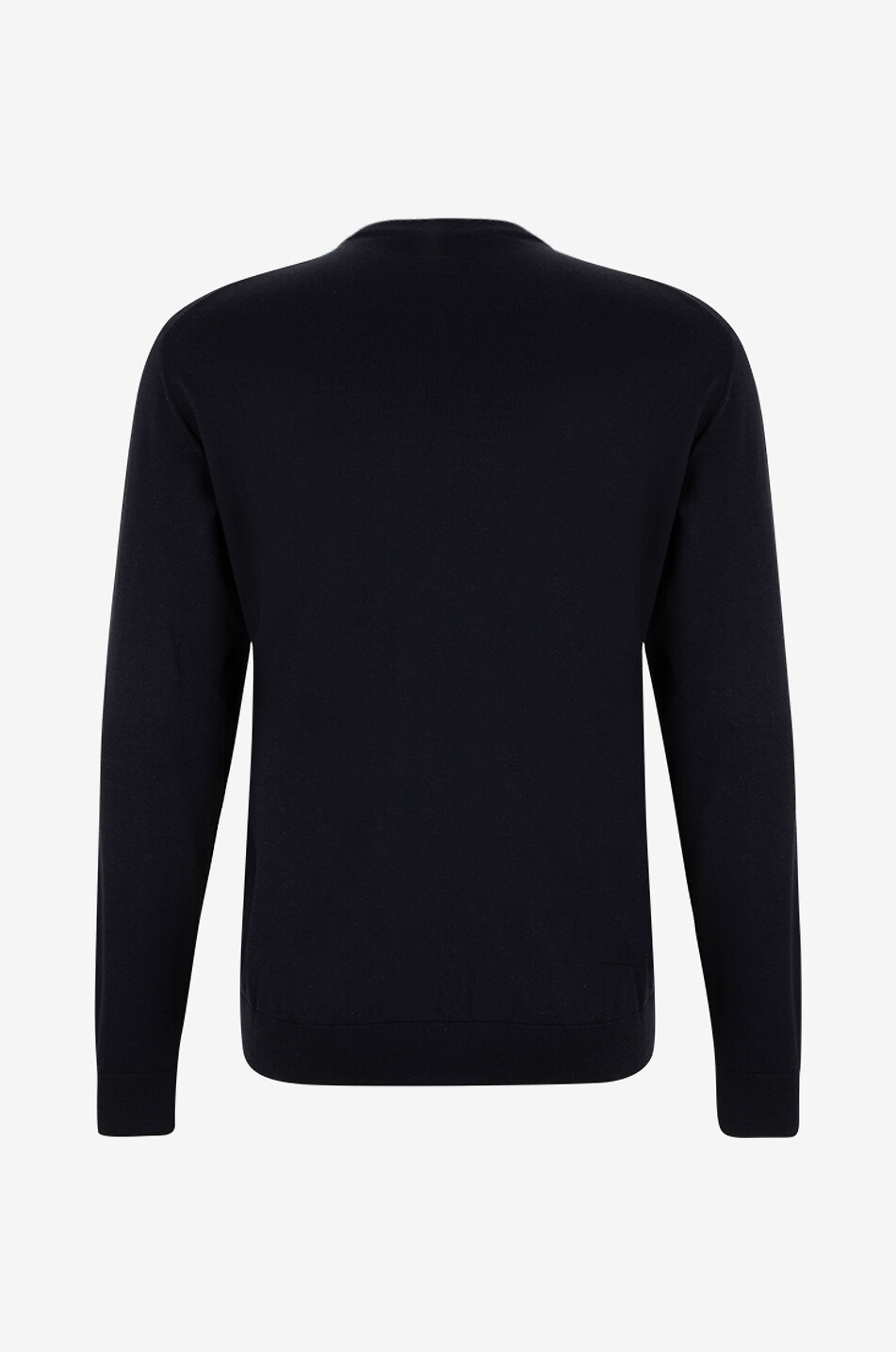 MAURIZIO BALDASSARI Fine round-neck jumper Men DARK BLUE 2