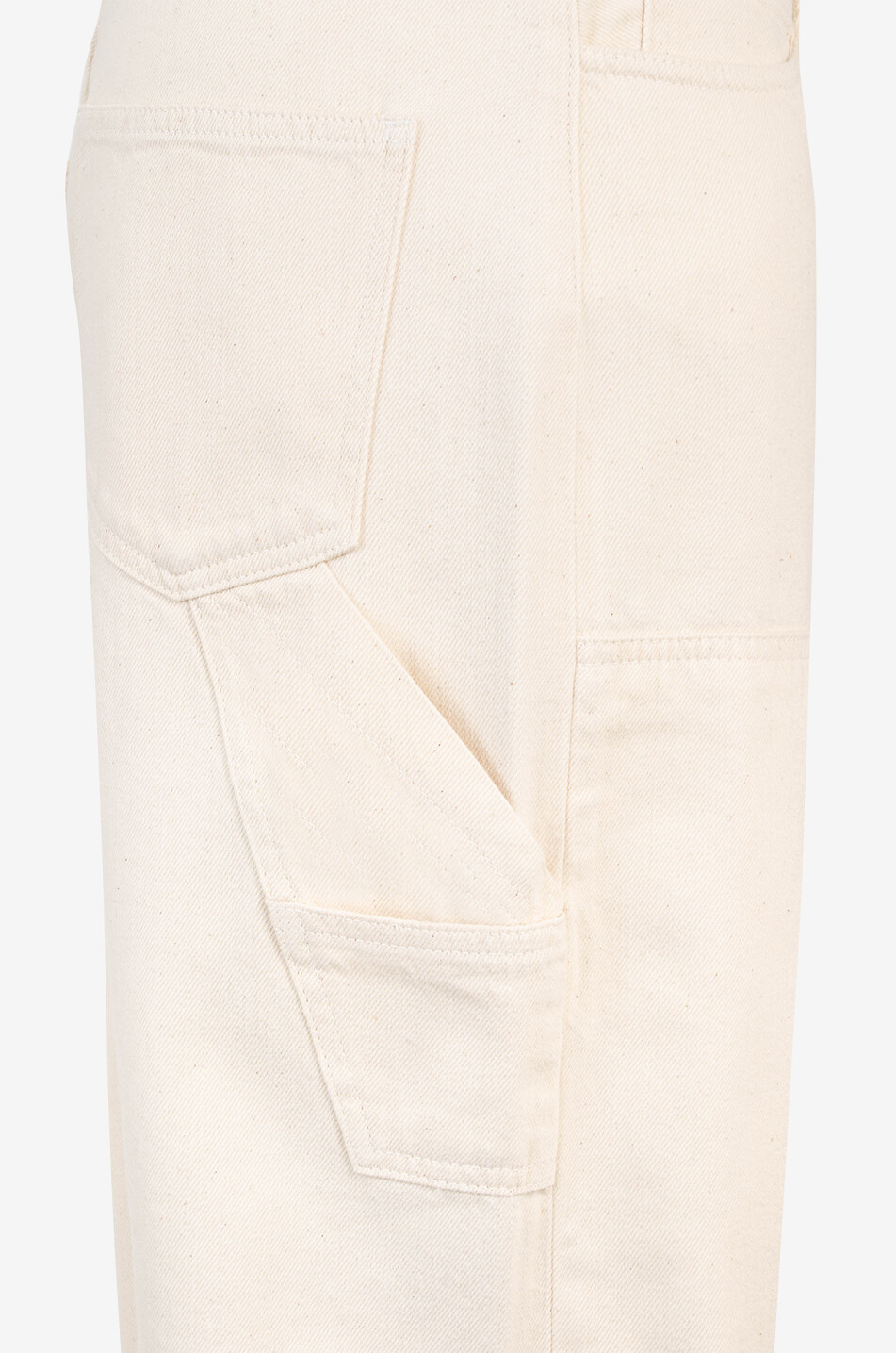 ALANUI Jean cargo en coton Homme BLANC CASSE 3