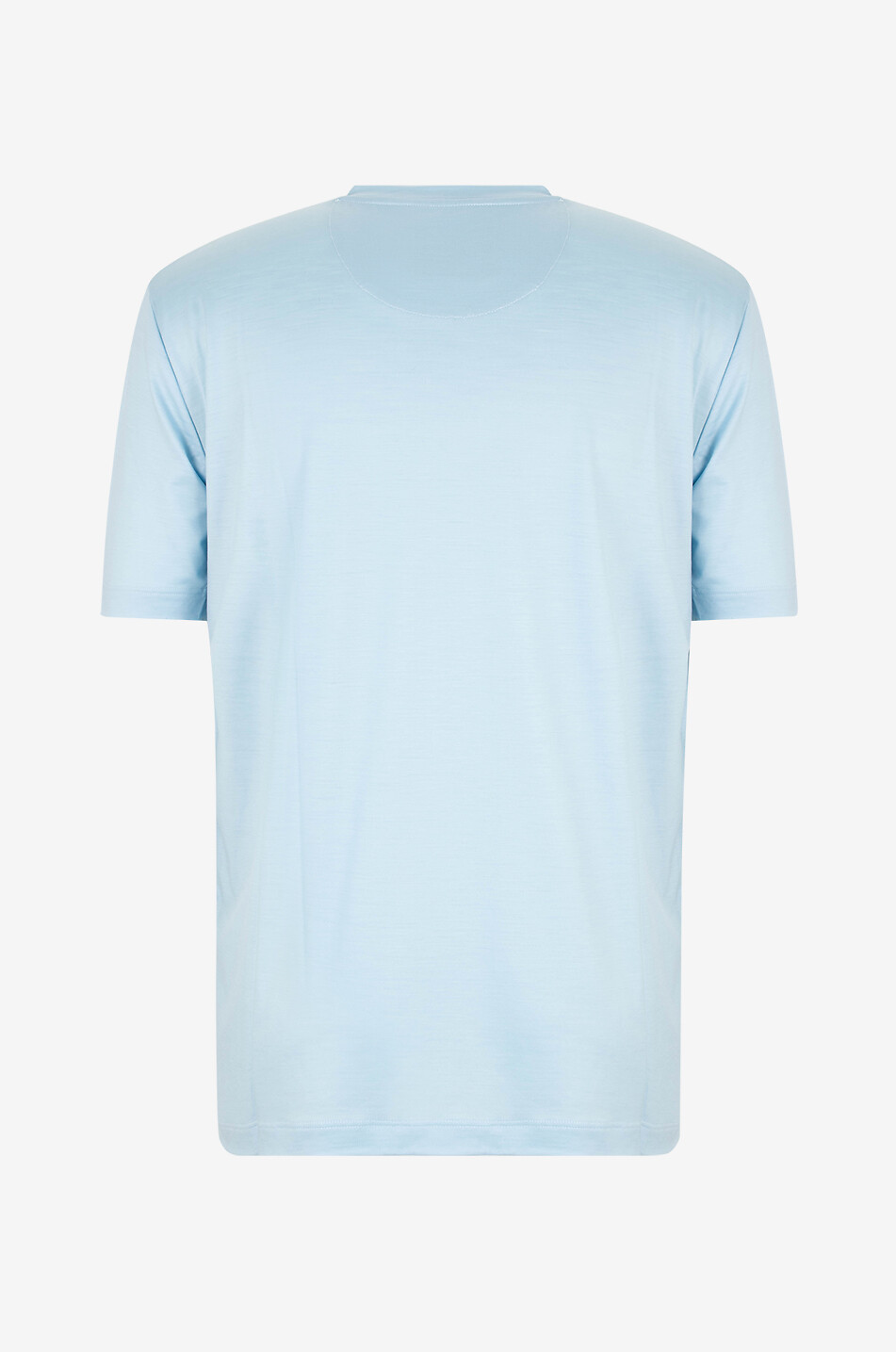 MARCO PESCAROLO James cotton short-sleeved T-shirt Men LIGHT BLUE 2