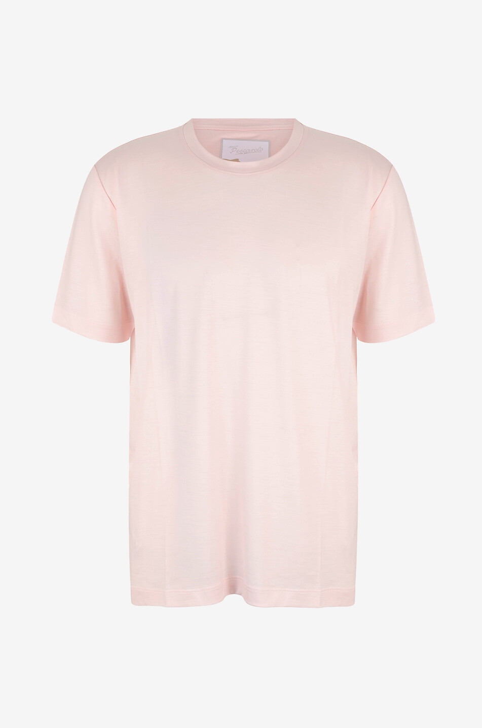 MARCO PESCAROLO James cotton short-sleeved T-shirt Men LIGHT PINK 1
