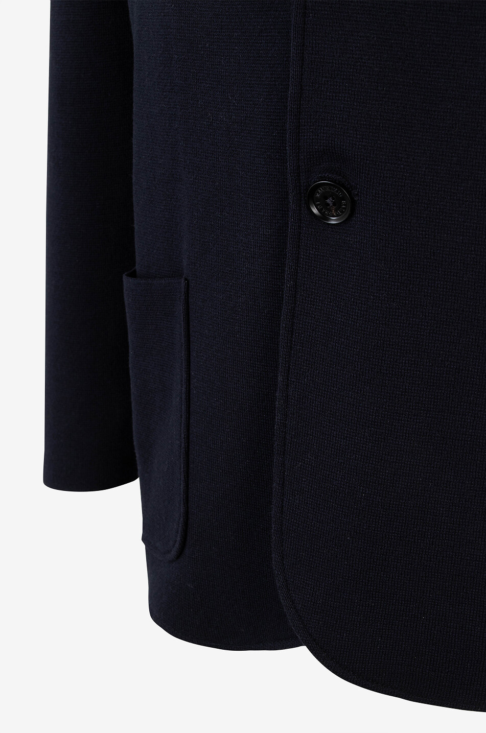 MAURIZIO BALDASSARI Silk and cotton knit blazer Men DARK BLUE 3