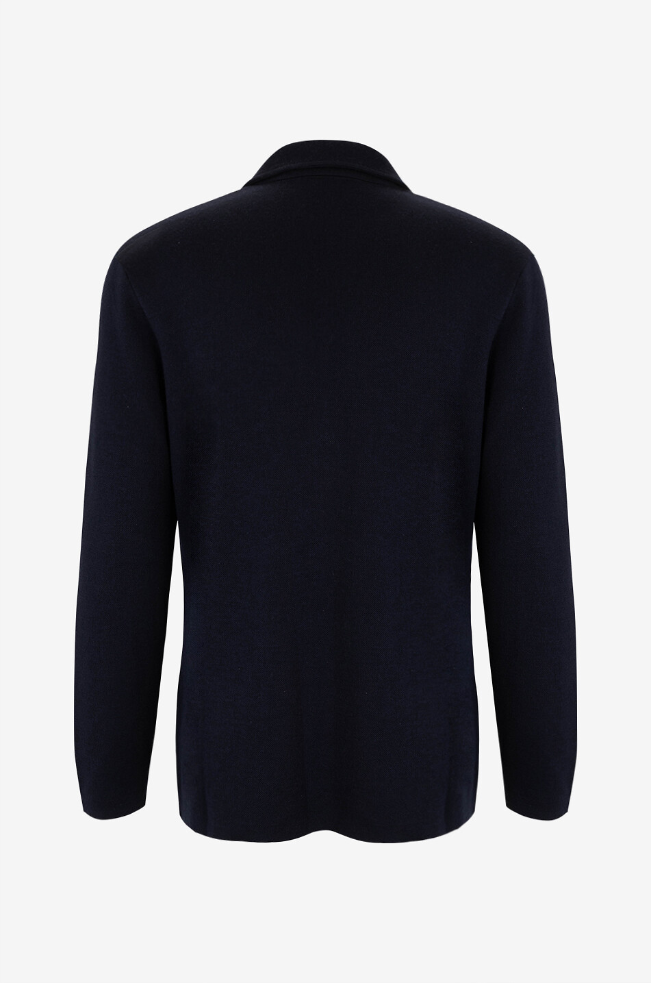 MAURIZIO BALDASSARI Cashmere and silk piqué knit blazer Men DARK BLUE 2