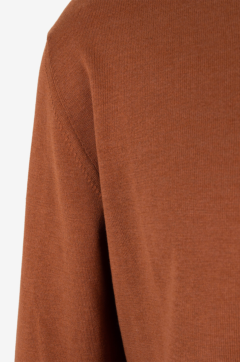 MAURIZIO BALDASSARI Feiner Pullover mit Rundhalsausschnitt Herren MITTELBRAUN 3