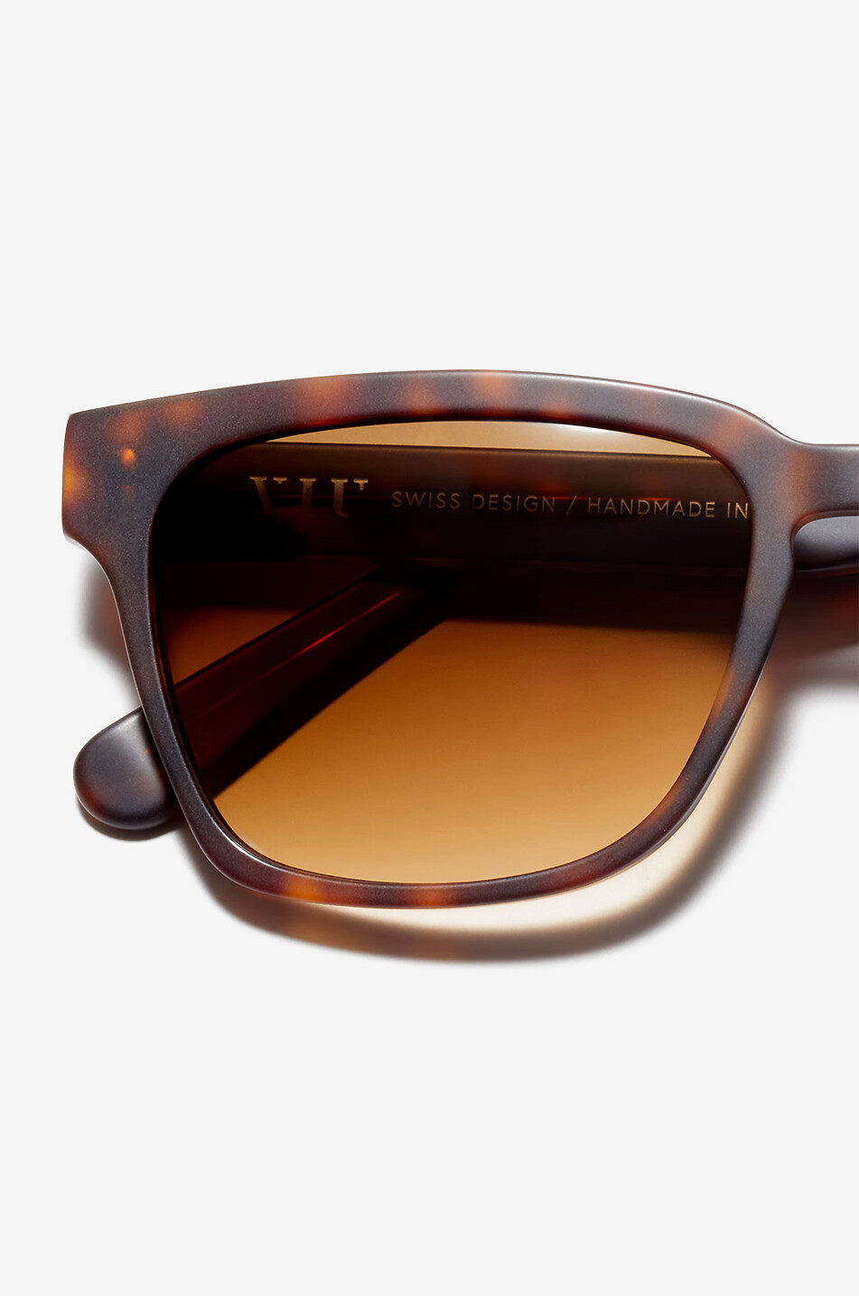 VIU Lunettes de soleil en acétate The Handsome Homme ACAJOU 4