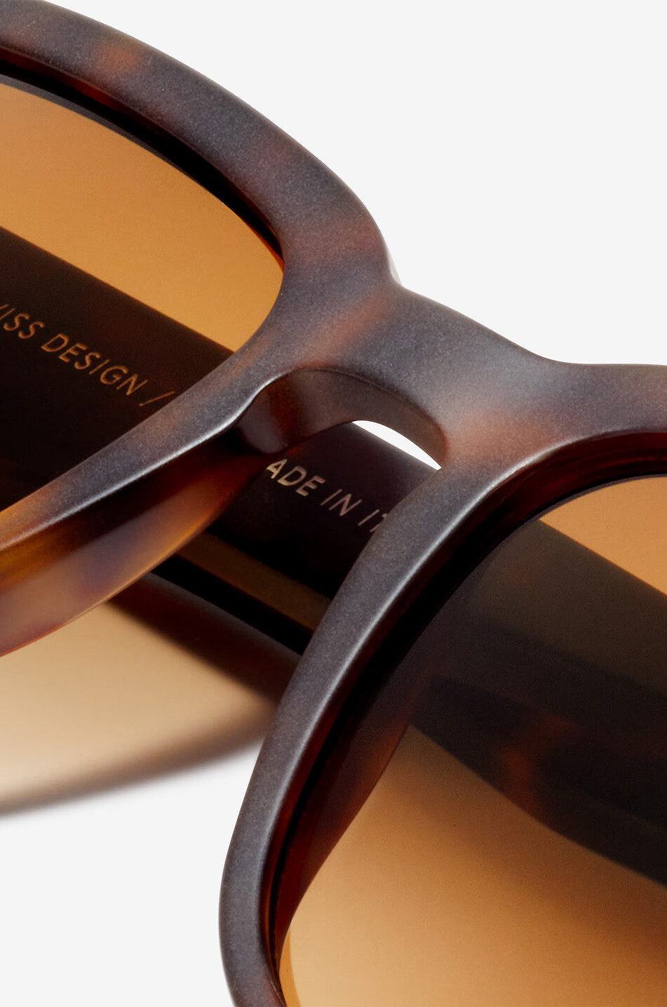 VIU Lunettes de soleil en acétate The Handsome Homme ACAJOU 5