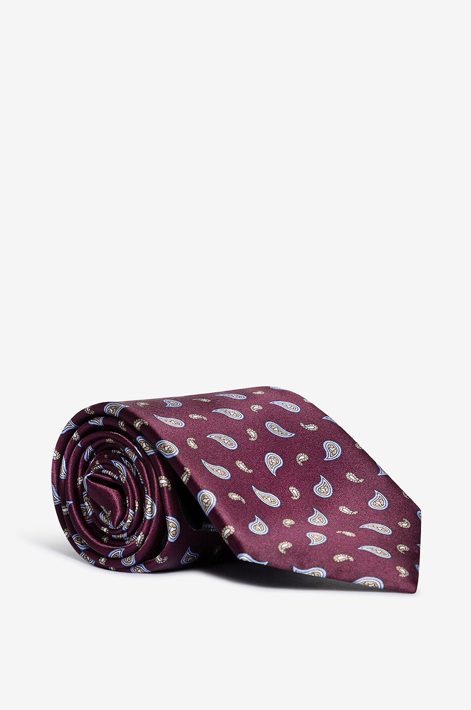 BRIONI Silk tie and pocket square set Men DARK RED 1