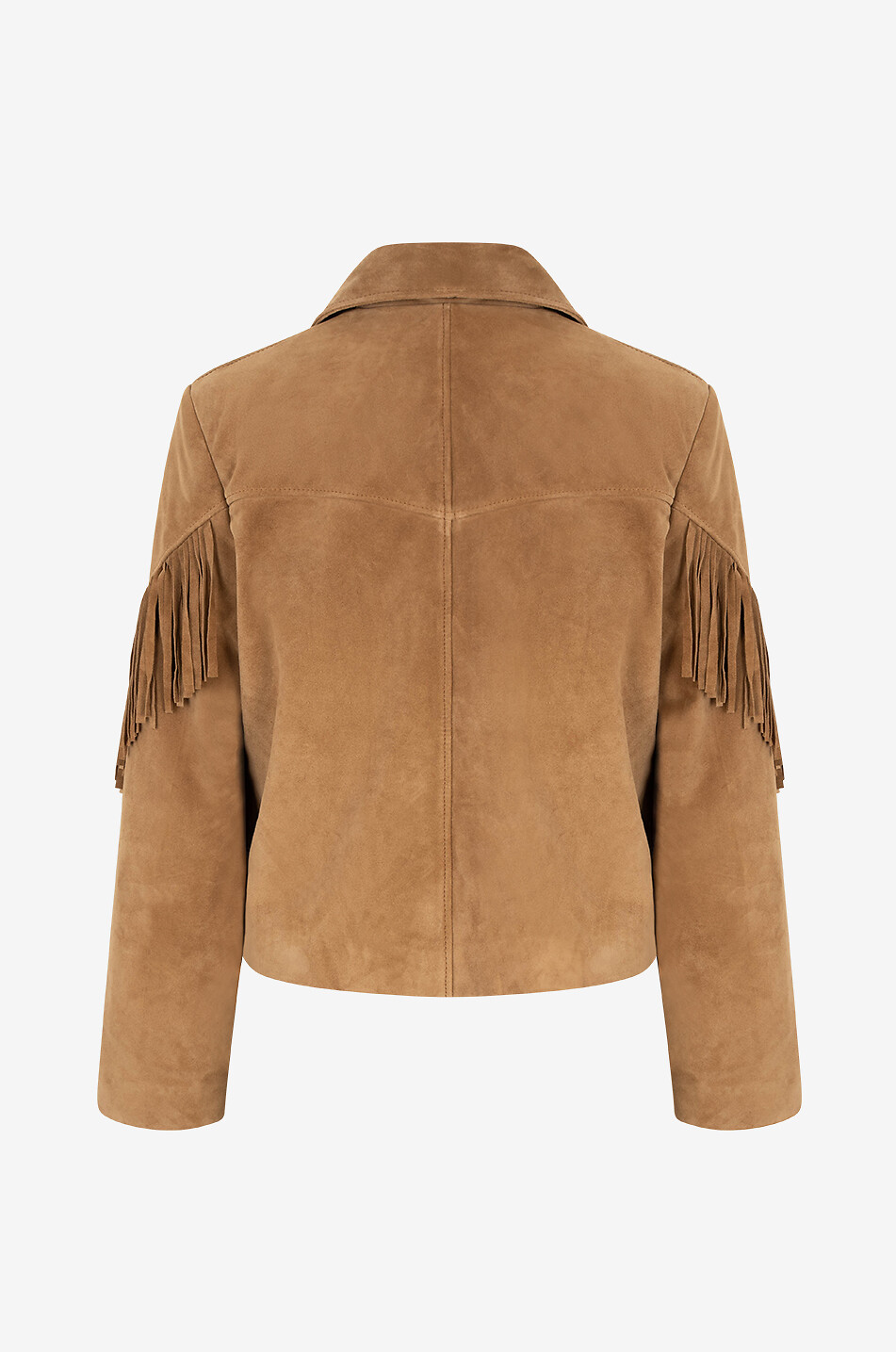 BALZAC PARIS Serena fringed suede jacket Women CAMEL 2