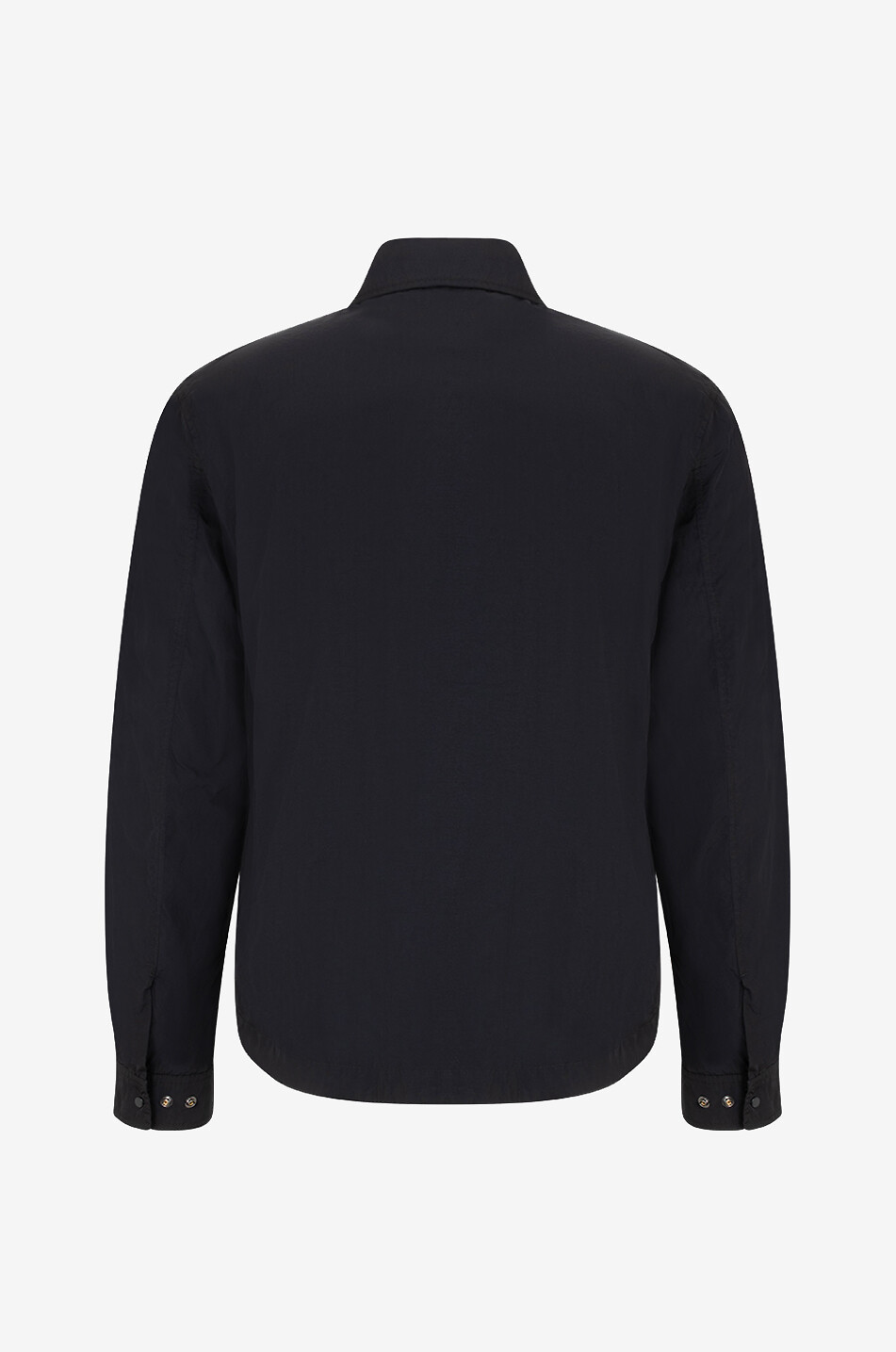 Surchemise zippée en nylon froissé Chrome-R