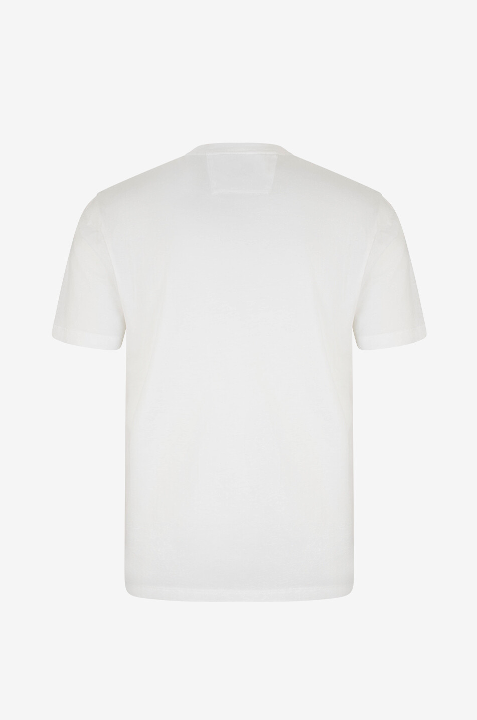 C.P. COMPANY 30/1 Jersey T-shirt with logo patch Men WHITE 2