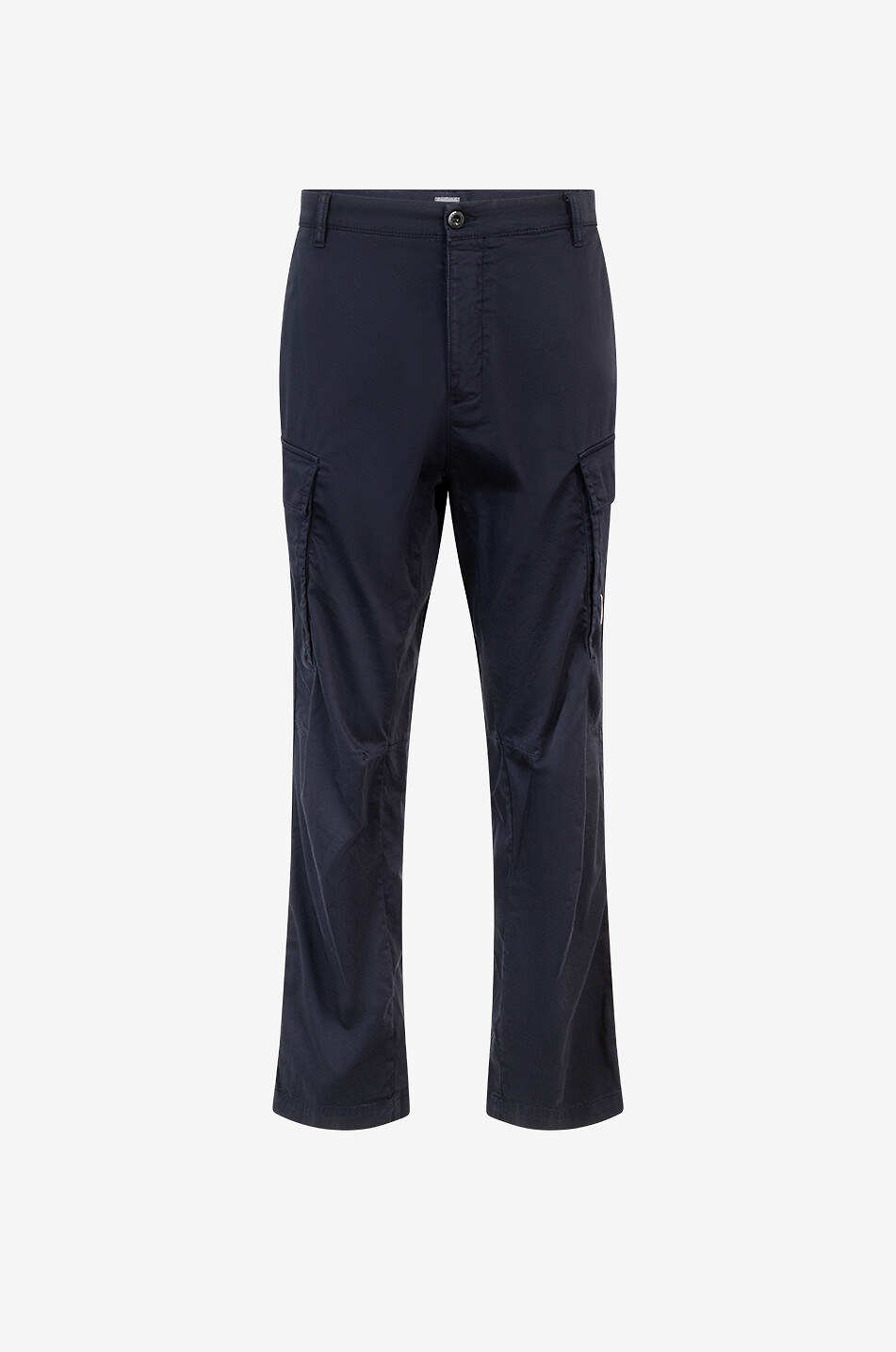 Weite Cargohose aus Baumwoll-Satinstretch Lens