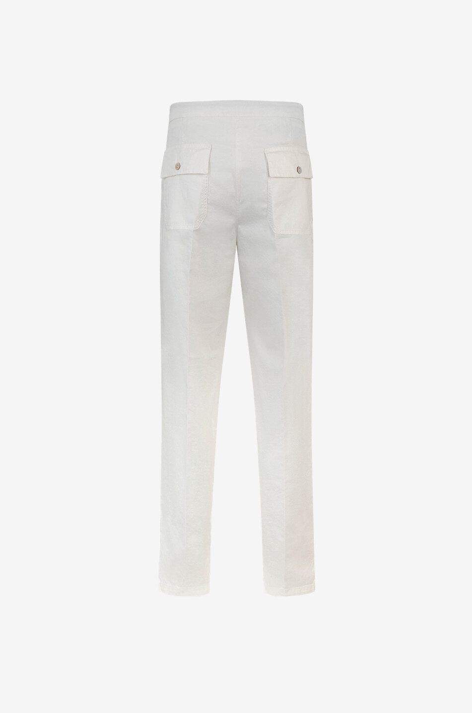 Baia cotton and silk casual trousers