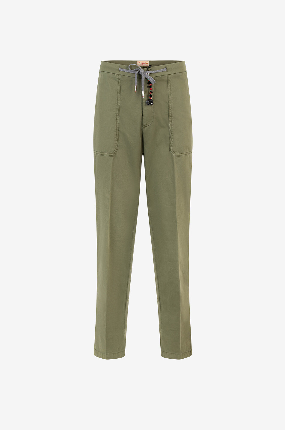 Baia cotton and silk casual trousers
