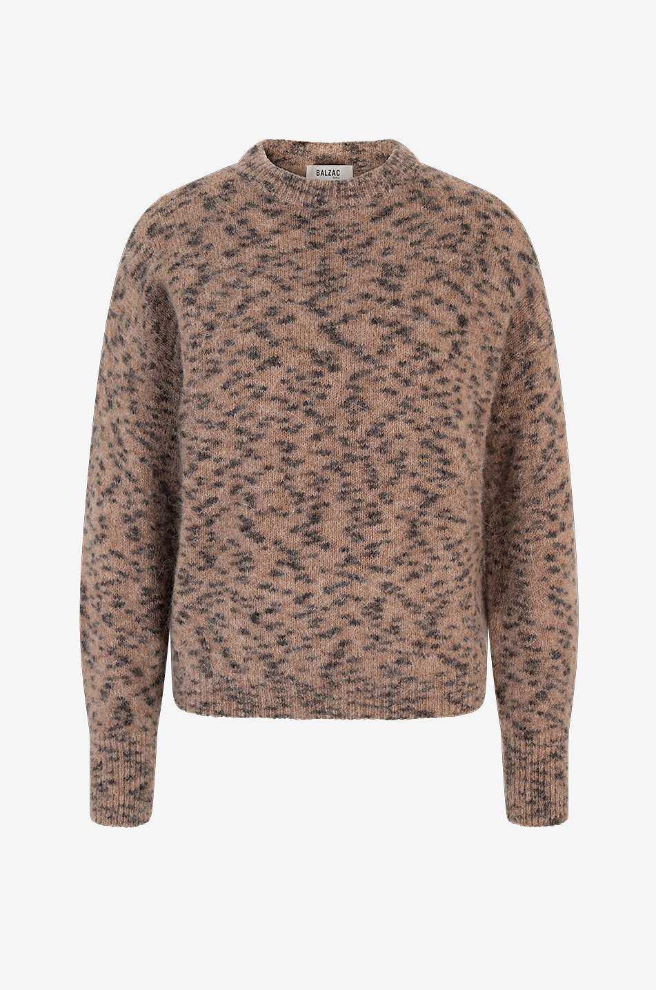 BALZAC PARIS Doudou mohair crewneck jumper Women BROWN 1