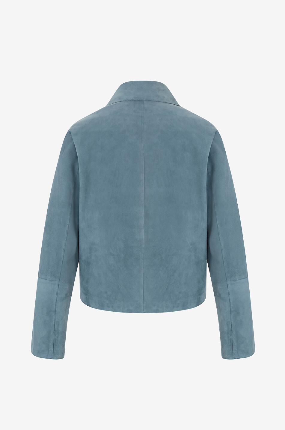 ARMA Veste chemise boxy en daim Emy Femme BLEU 2