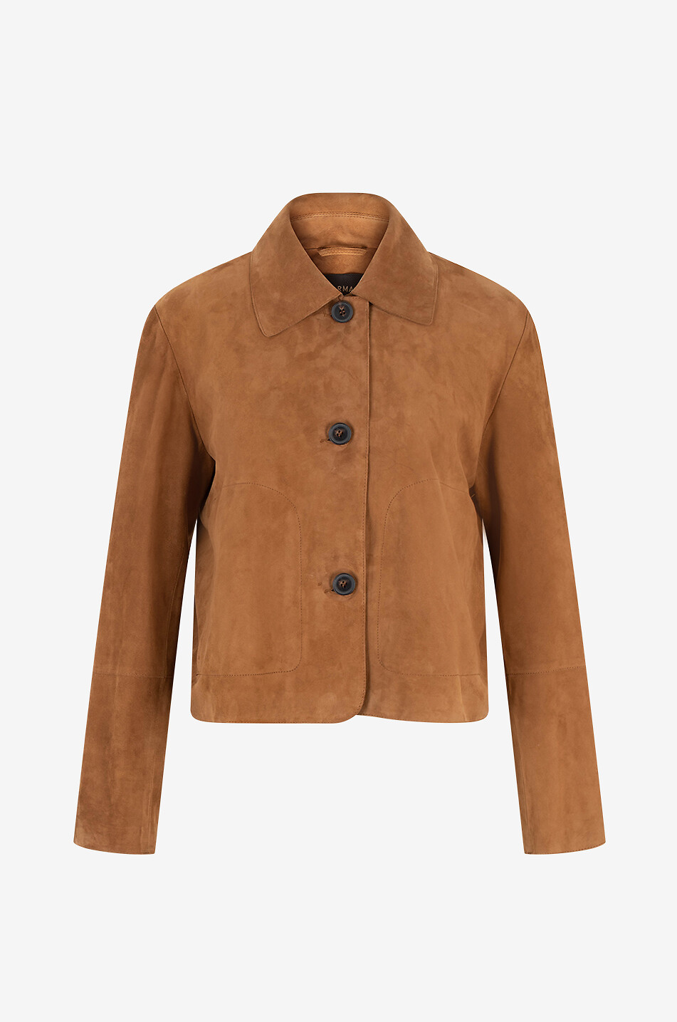 ARMA Emy boxy suede shirt jacket Women LIGHT BROWN 1