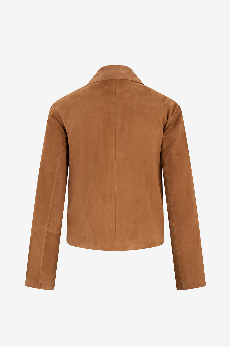 ARMA Emy boxy suede shirt jacket Women LIGHT BROWN 2