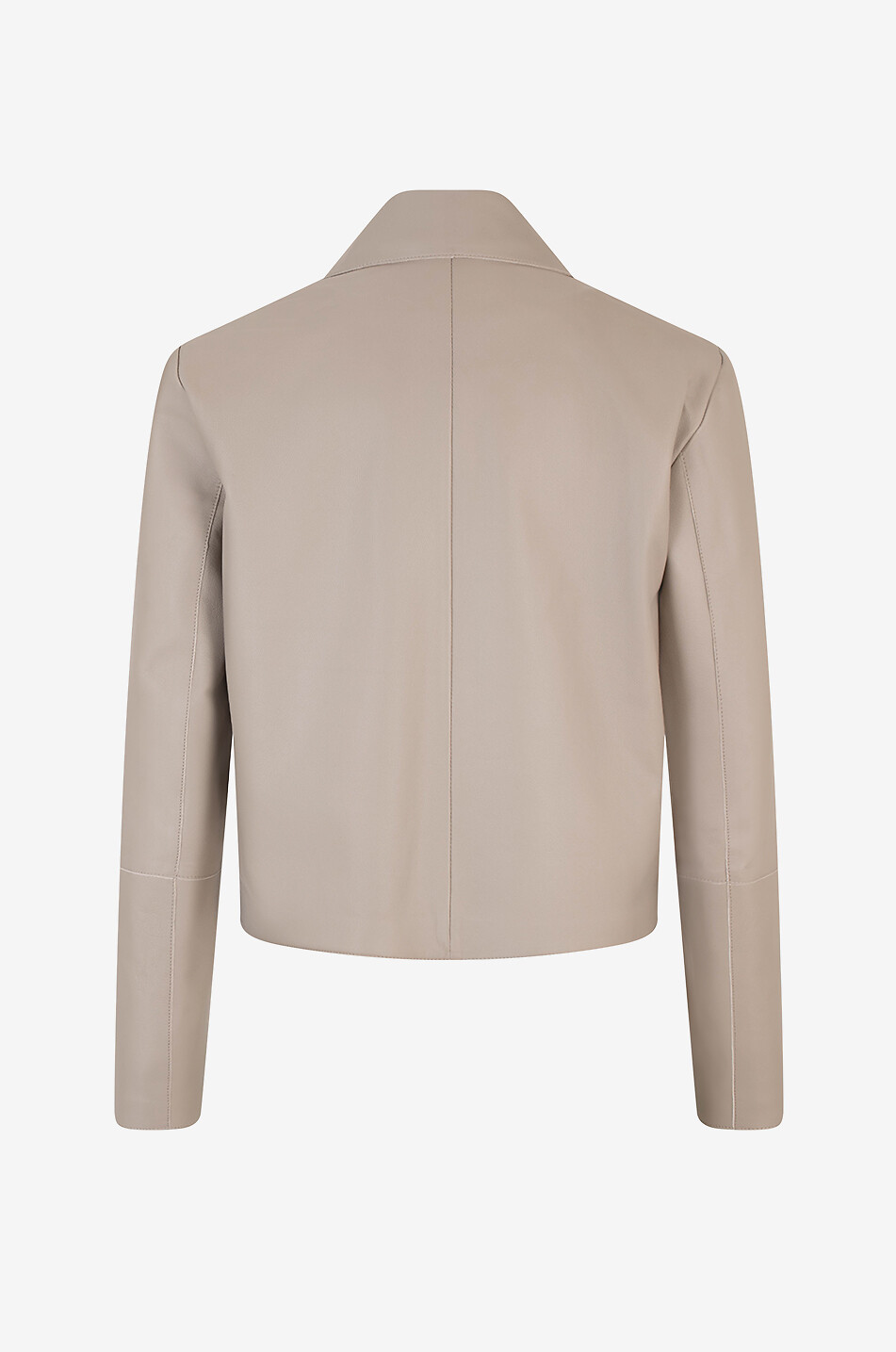 ARMA Veste en cuir d'agneau Emy Lamb Butter Femme GRIS CLAIR 2