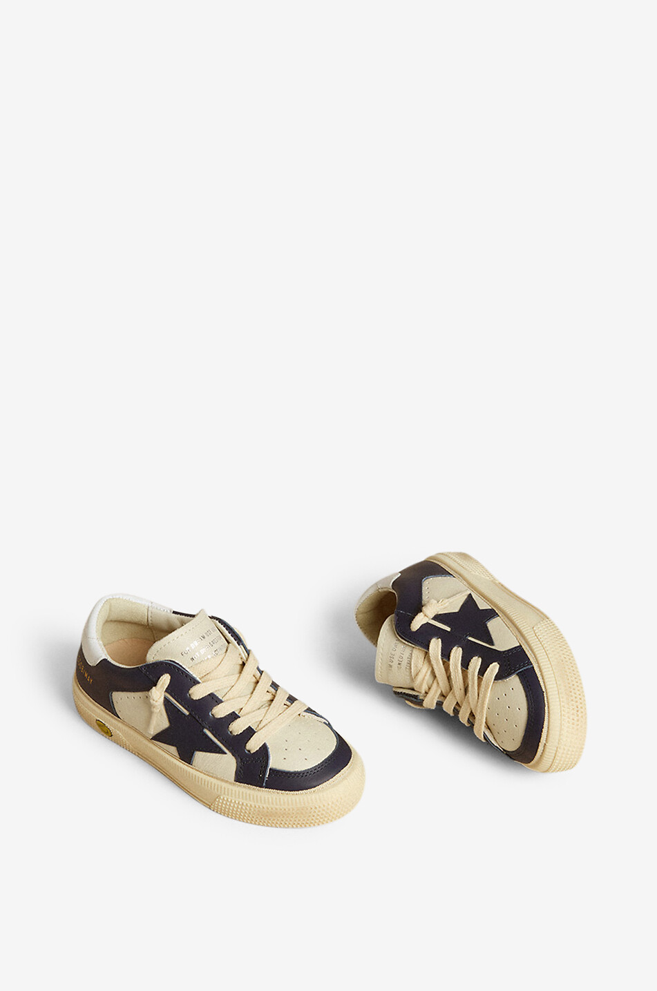 GOLDEN GOOSE Niedrige Jungen-Schnürsneakers May Junior Junge DUNKELBLAU 2