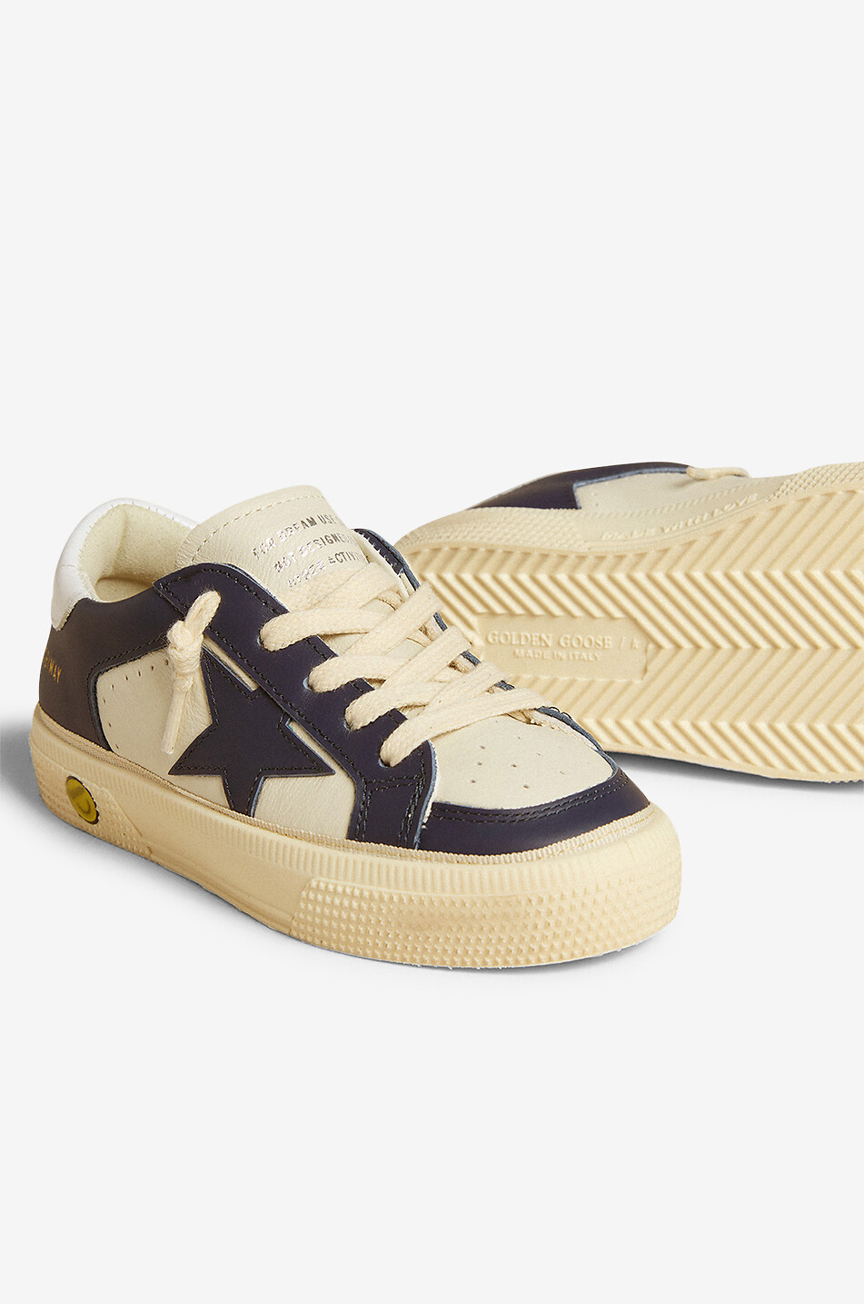 GOLDEN GOOSE Niedrige Jungen-Schnürsneakers May Junior Junge DUNKELBLAU 4