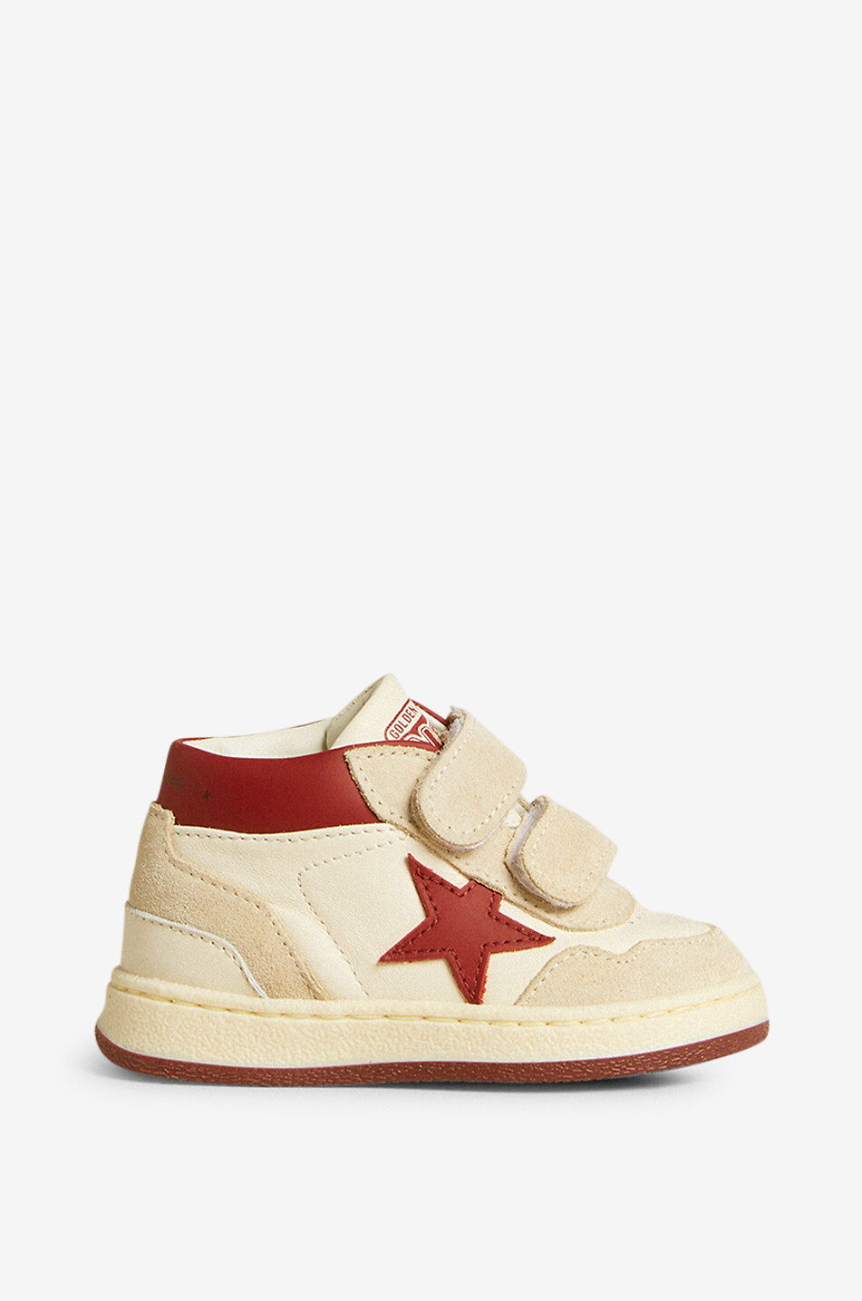 GOLDEN GOOSE Hohe Baby-Sneakers June Junior Baby ROT 1