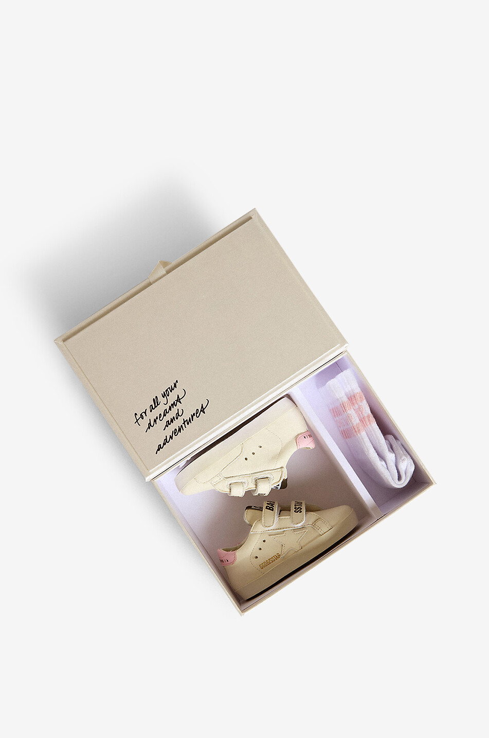 Coffret bébé baskets et chaussettes Baby School