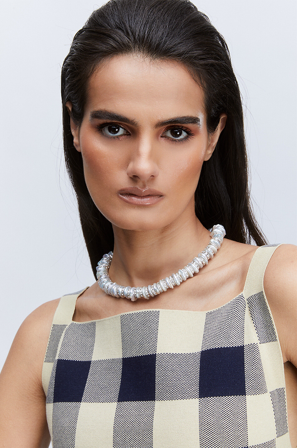 JULIETTA Cleo freshwater pearl choker necklace Women GREY 2