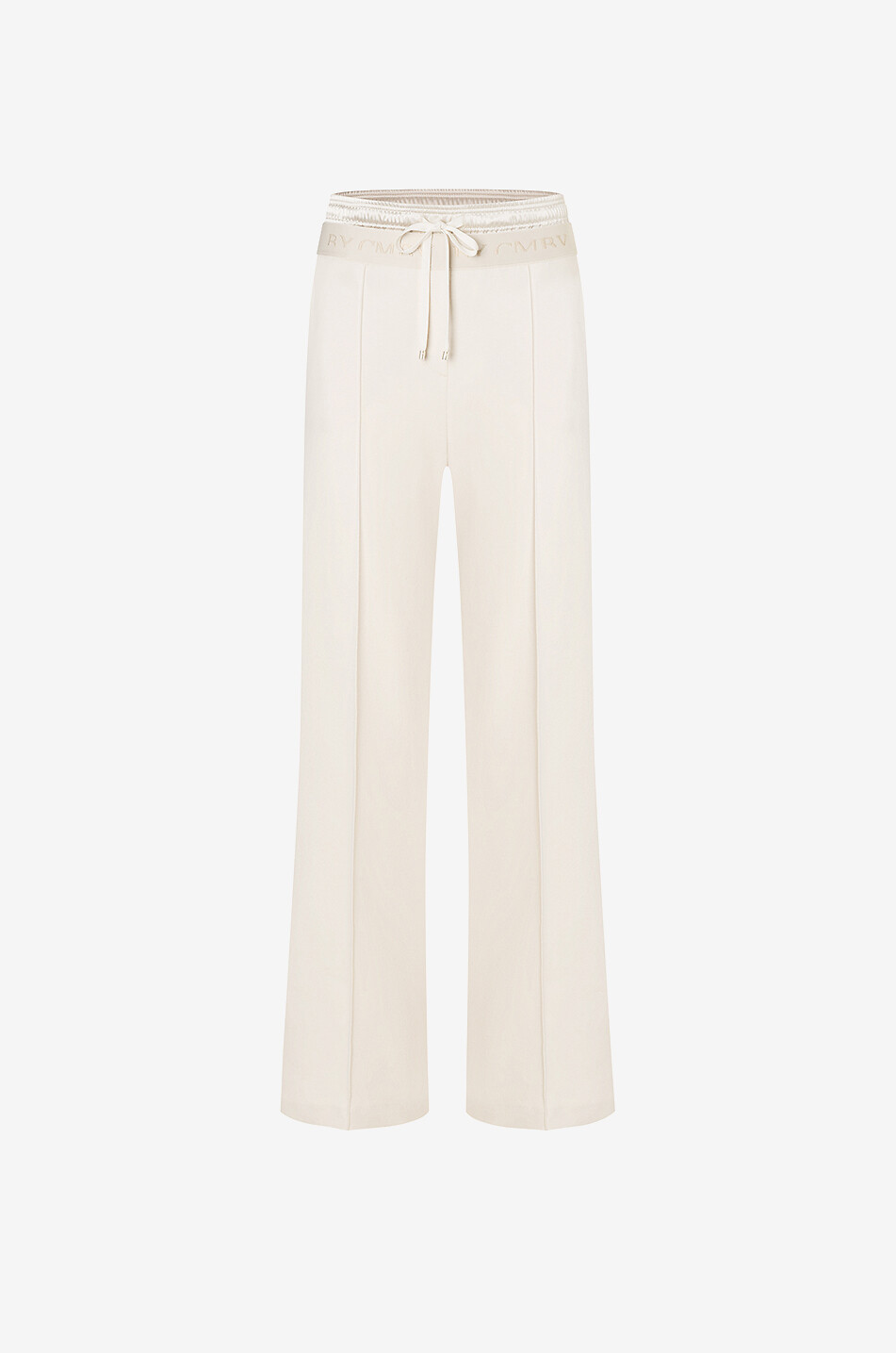 Ava Double Jogg cotton and viscose wide-leg trousers