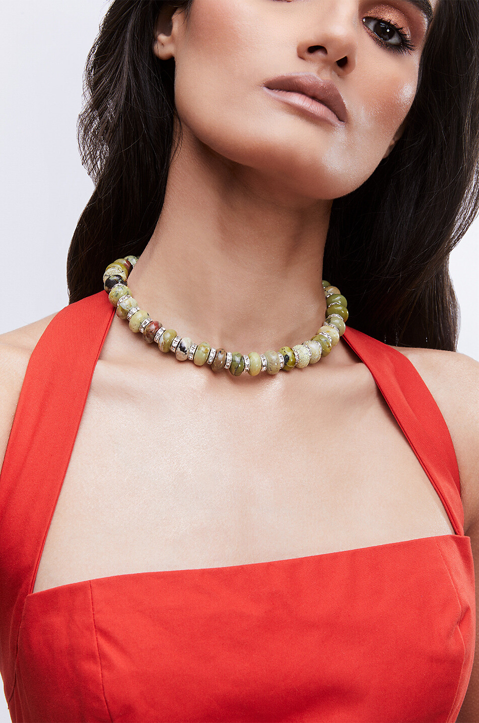 JULIETTA Thea jaspe necklace Women GREEN 2