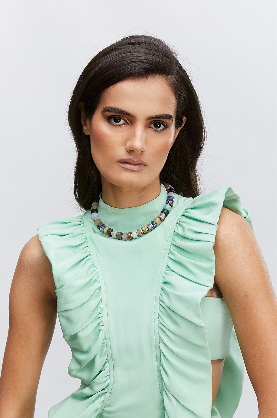 Choker aus Halbedelsteinen Cassandre