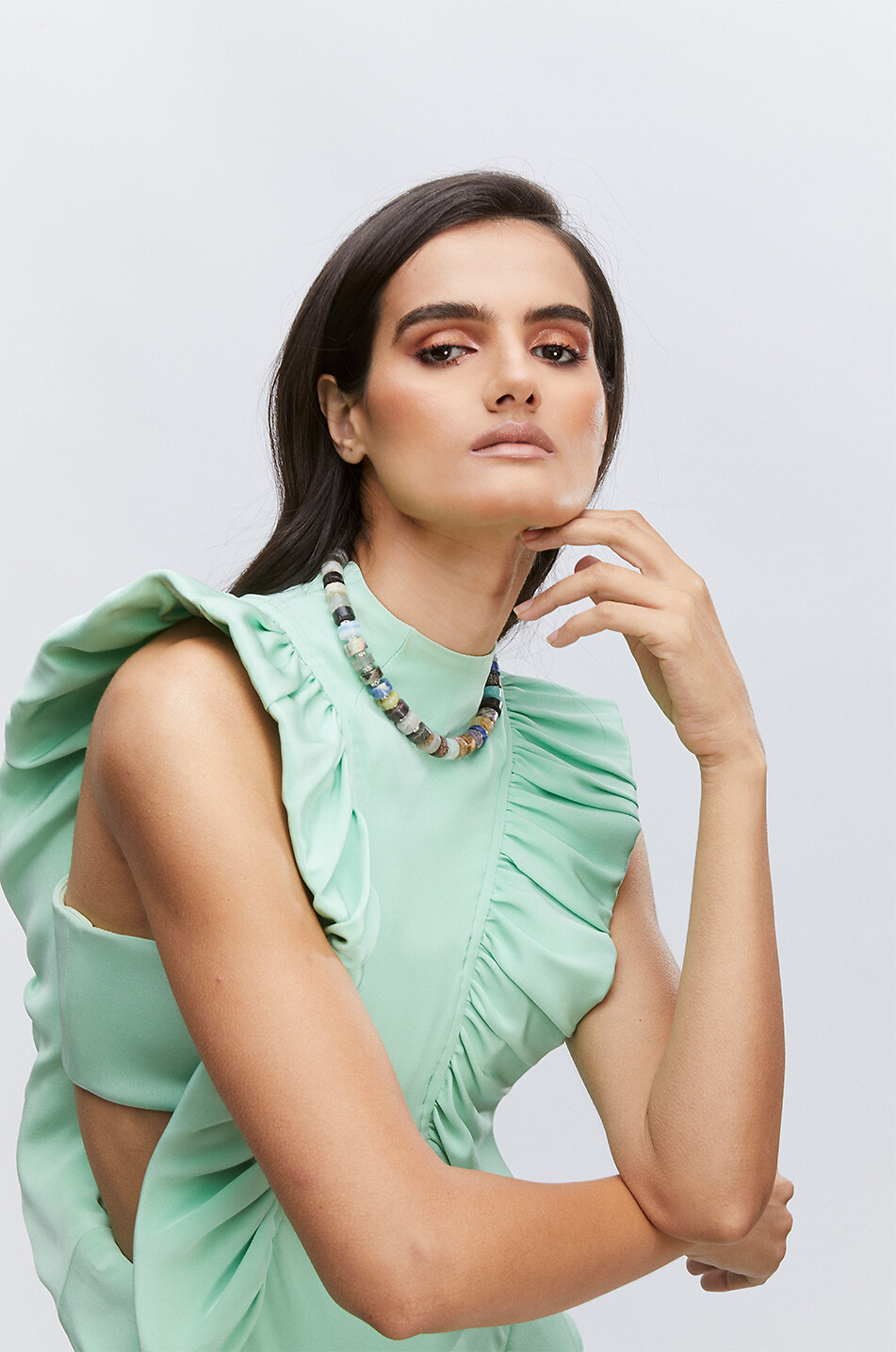 Choker aus Halbedelsteinen Cassandre