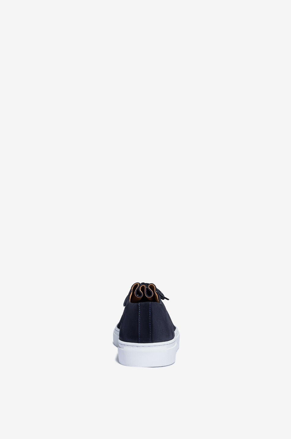 JACQUES SOLOVIERE Baskets en cuir de veau Jim Homme BLEU FONCE 4