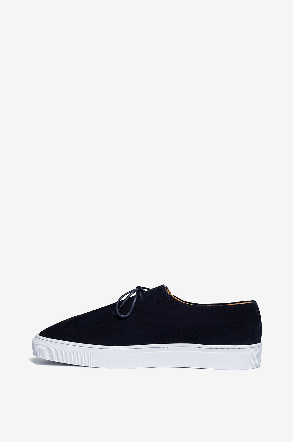 JACQUES SOLOVIERE Baskets en cuir de veau Jim Homme BLEU FONCE 3