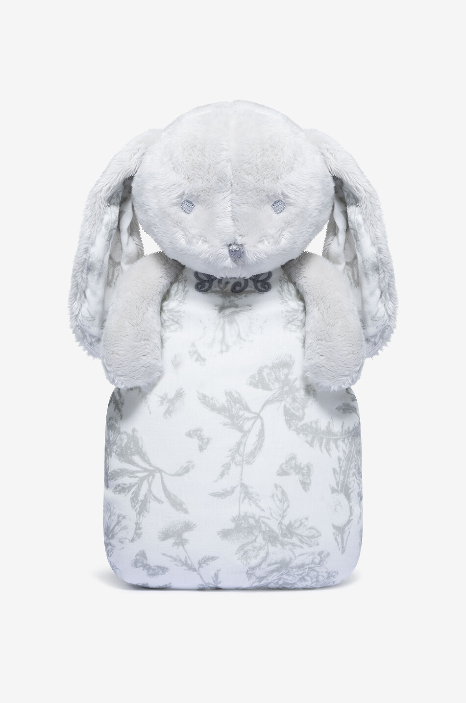 TARTINE ET CHOCOLAT Peluche veilleuse musicale Augustin le Lapin Bébé GRIS CLAIR 7