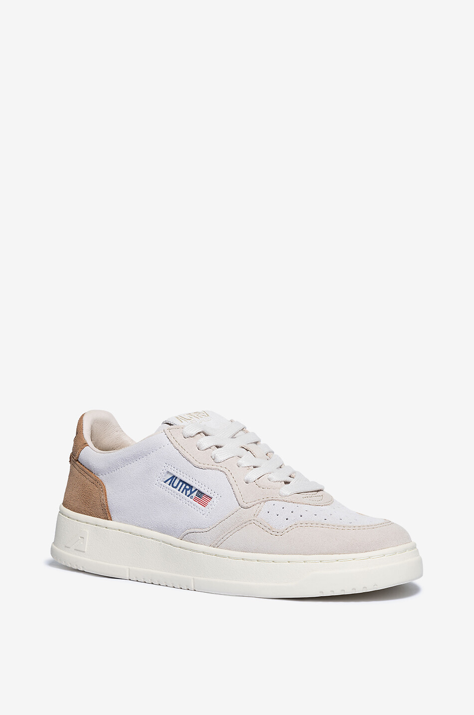 AUTRY Medalist low-top lace-up sneakers Women BROWN 1