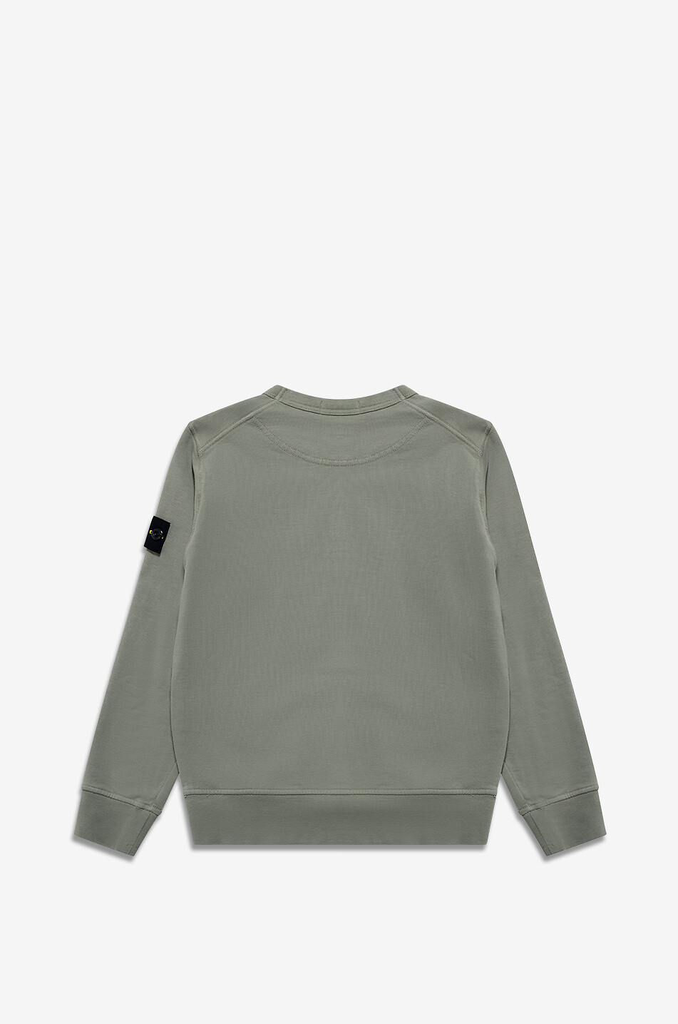 STONE ISLAND JUNIOR 6100011 boys' cotton crewneck sweatshirt Boy LIGHT KHAKI 2