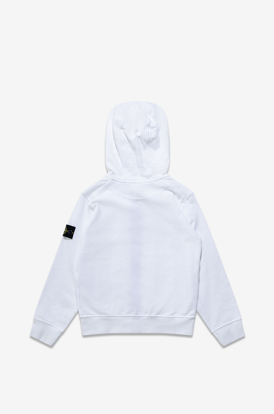 STONE ISLAND JUNIOR 6100010 boys' full-zip hooded sweatshirt Boy WHITE 2