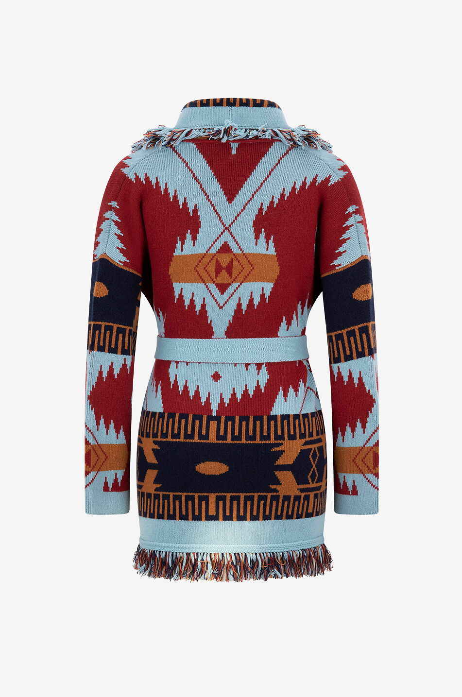 ALANUI Icon jacquard cashmere cardigan Women LIGHT BLUE 2