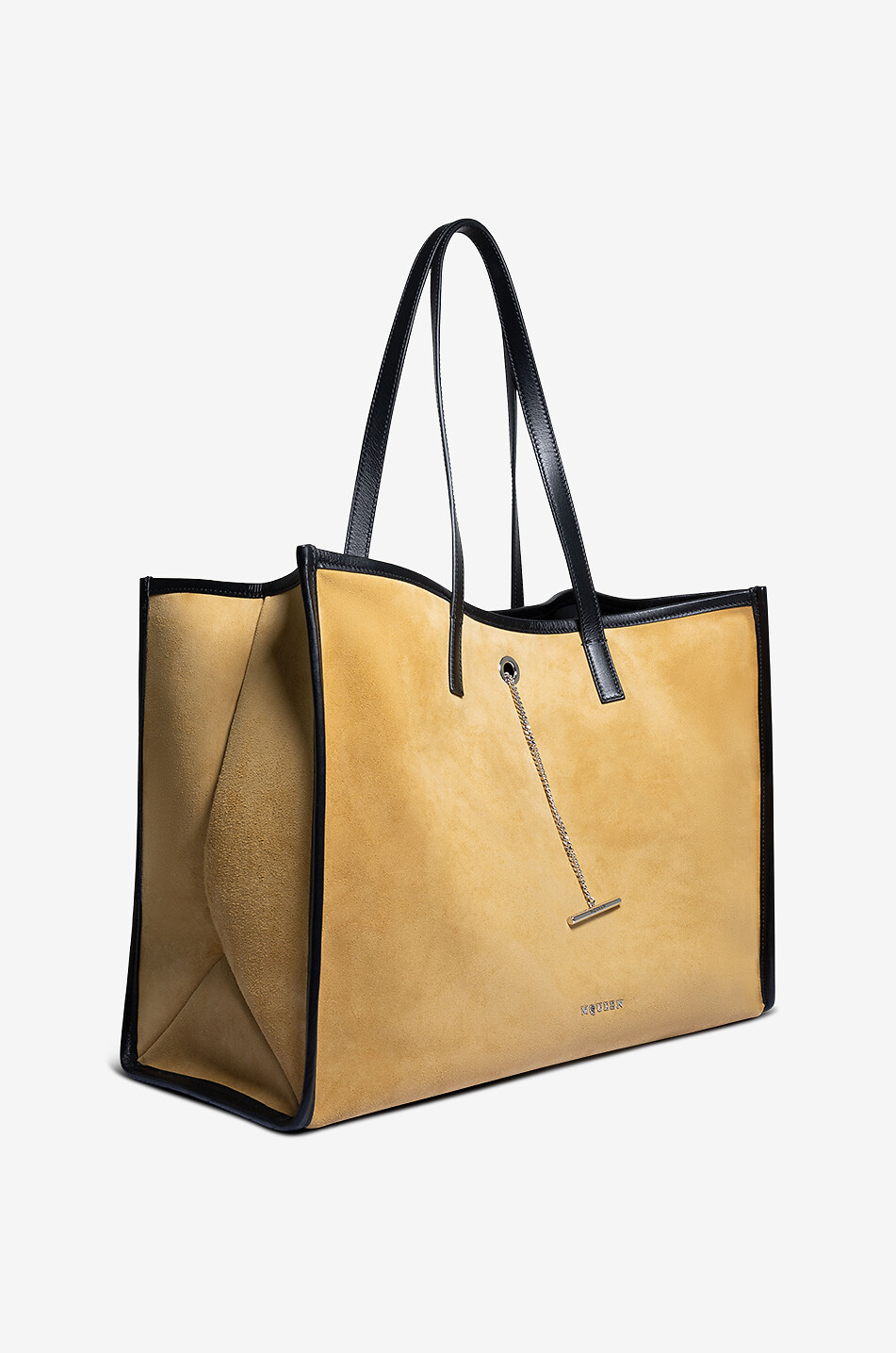 ALEXANDER McQUEEN Sac cabas en daim et cuir McQUEEN Pendant Homme CAMEL 2