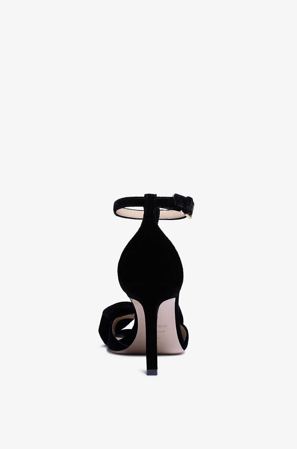 TOM FORD Absatzsandalen aus Samt Brigitte 85 Damen SCHWARZ 4