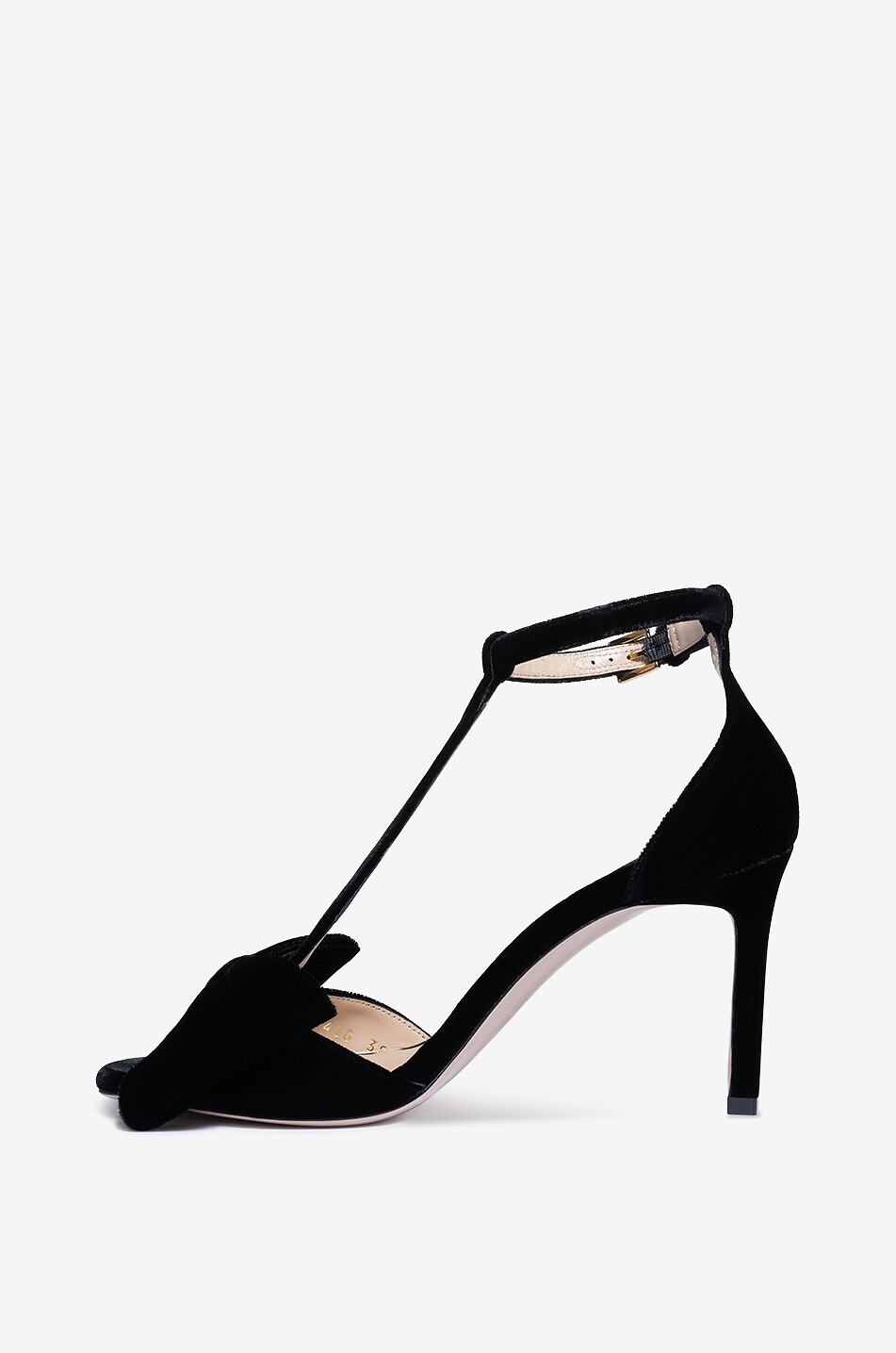 TOM FORD Absatzsandalen aus Samt Brigitte 85 Damen SCHWARZ 3