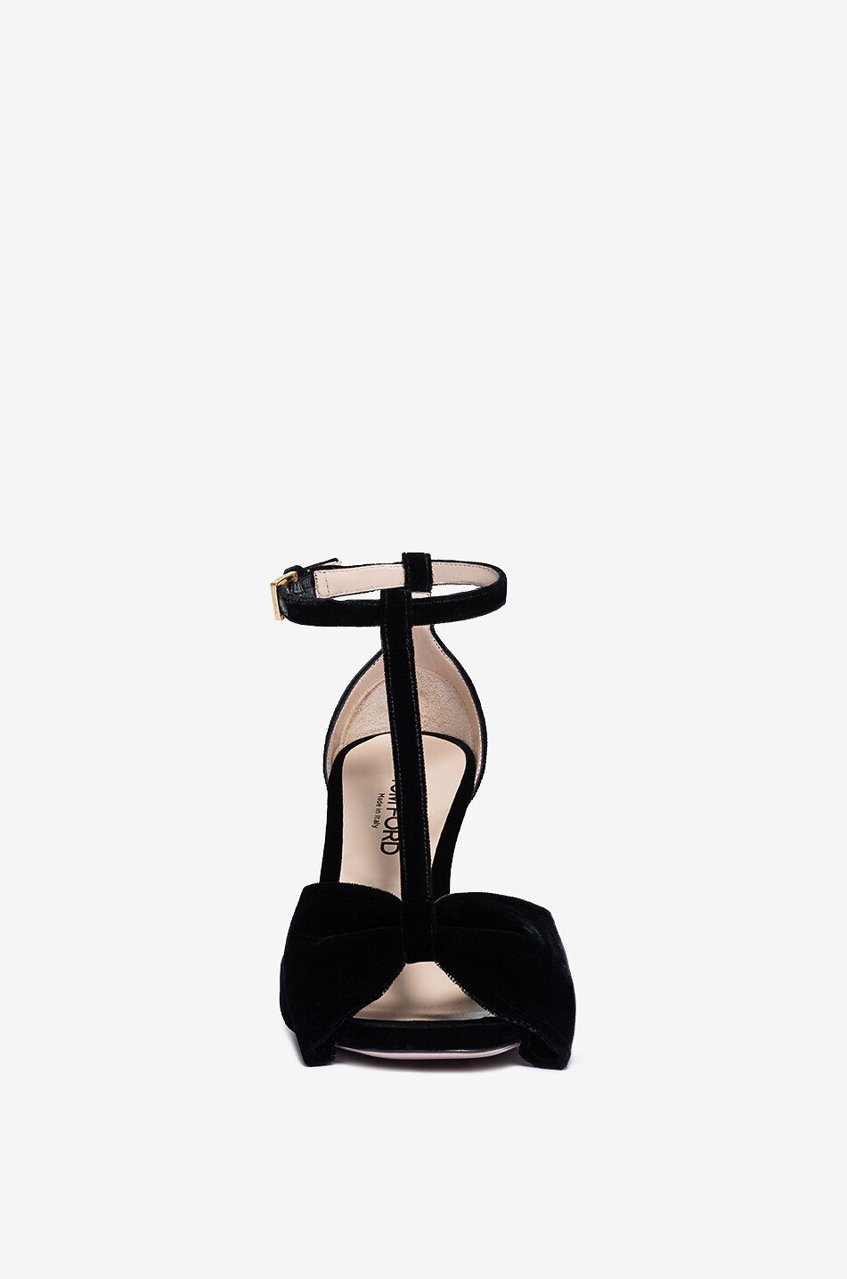TOM FORD Absatzsandalen aus Samt Brigitte 85 Damen SCHWARZ 2