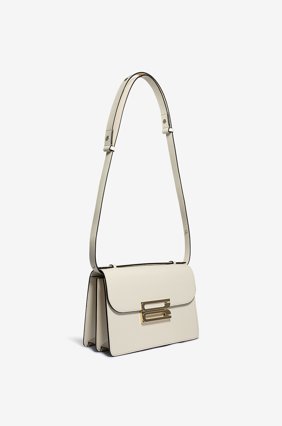 VICTORIA BECKHAM Schultertasche aus Glattleder Dorian Damen CREMEFARBEN 2
