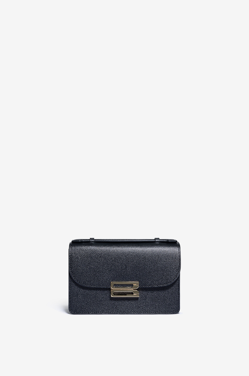VICTORIA BECKHAM Schultertasche aus genarbtem Leder Mini Dorian Damen SCHWARZ 1