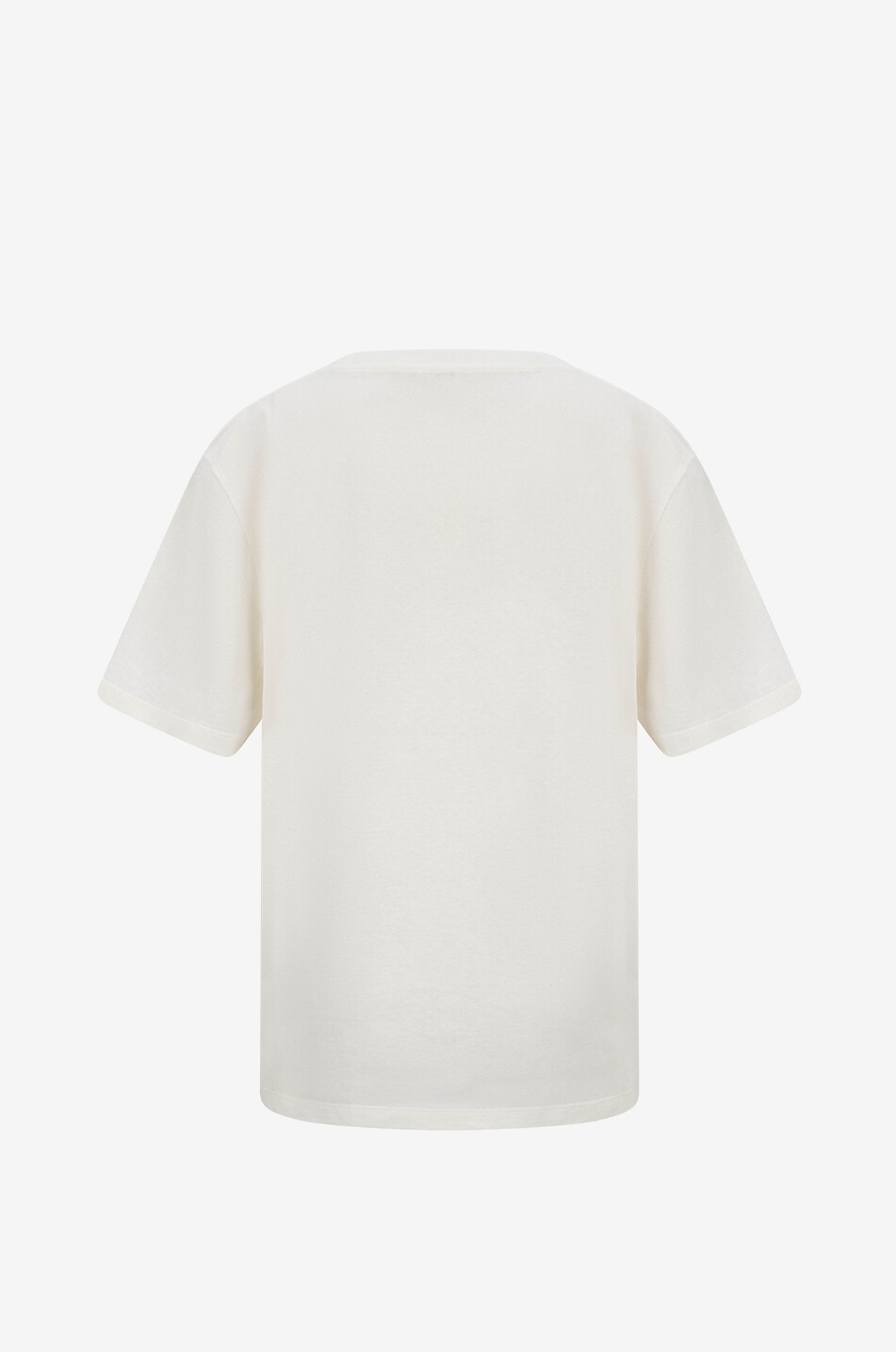 CHLOE T-shirt oversize en jersey fin imprimé Logo Femme BLANC 2